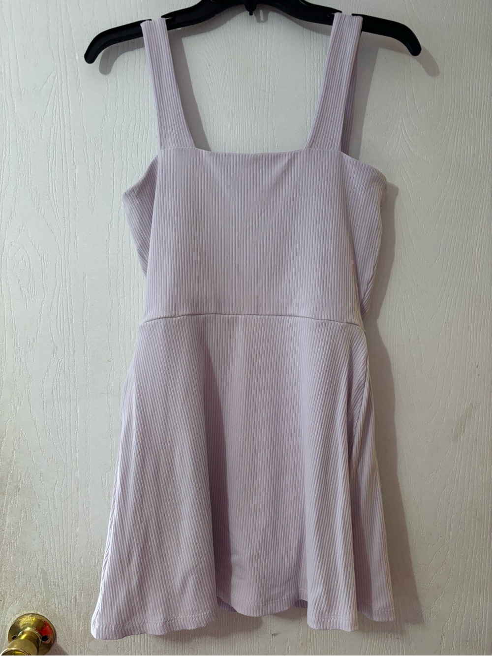 PINK Victoria's Secret Light Lavender Ribbed Mini Dress